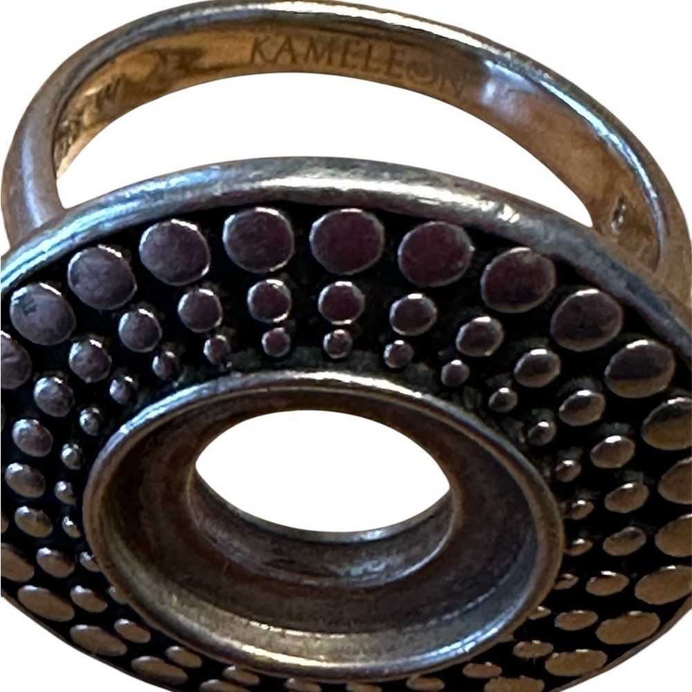 Kameleon Sterling Silver Ring Size 8 - Picture 3 of 3